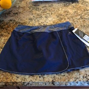 Head Prestige Skort Medieval Blue. Sz L. NWT.